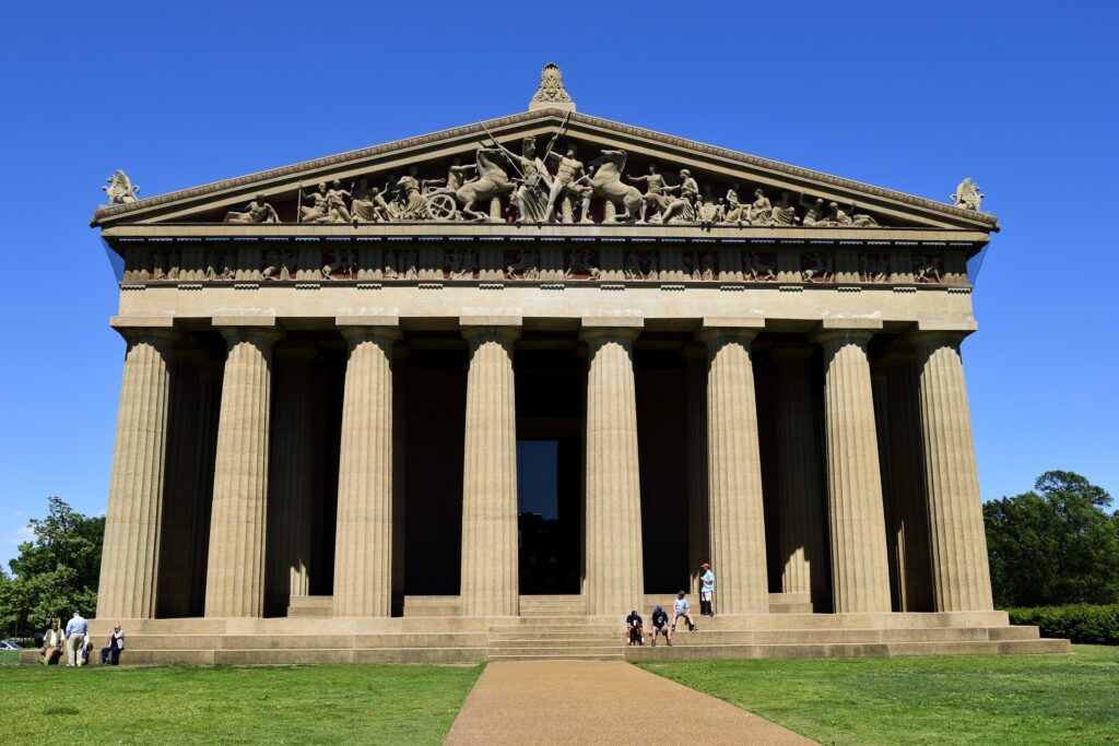 replica of the original Parthenon in Tennessee