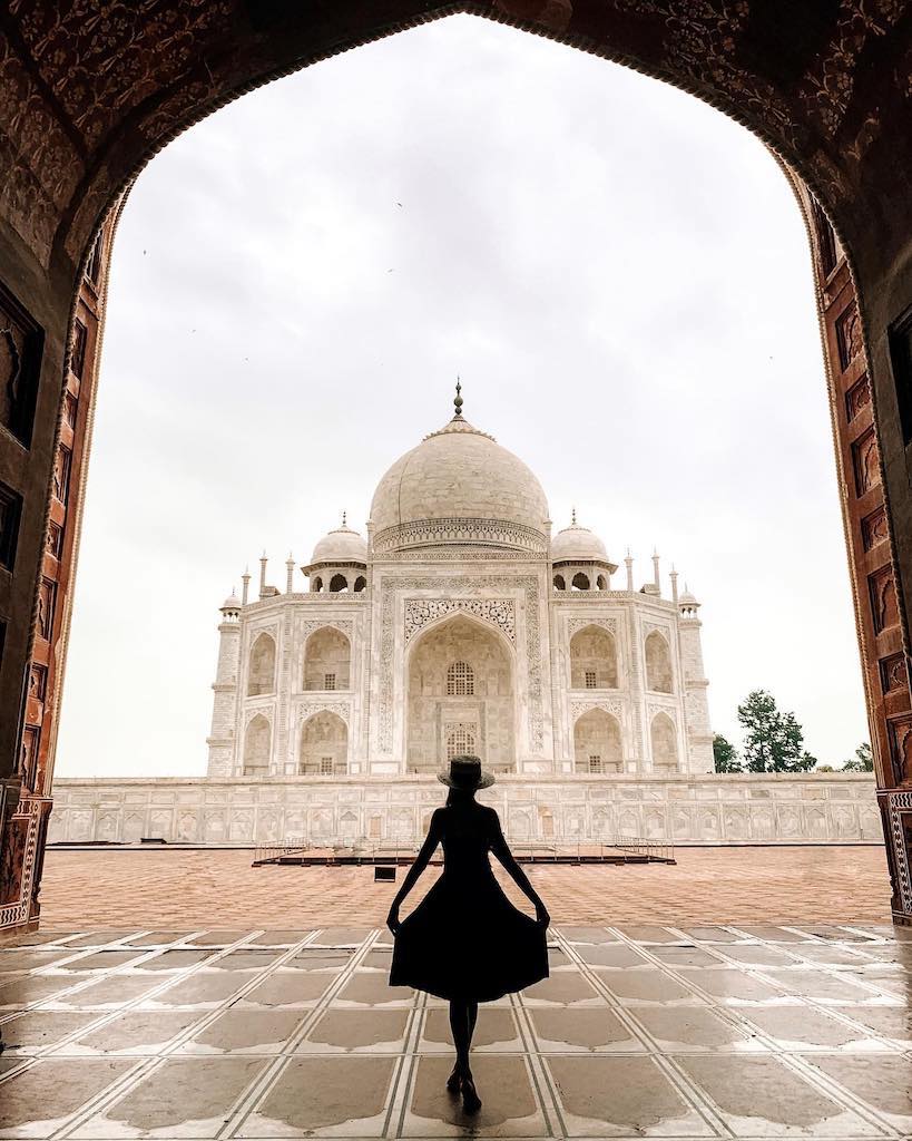 Me in the Taj Mahal