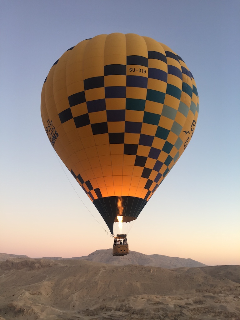 Hot Air Balloon Over Luxor 