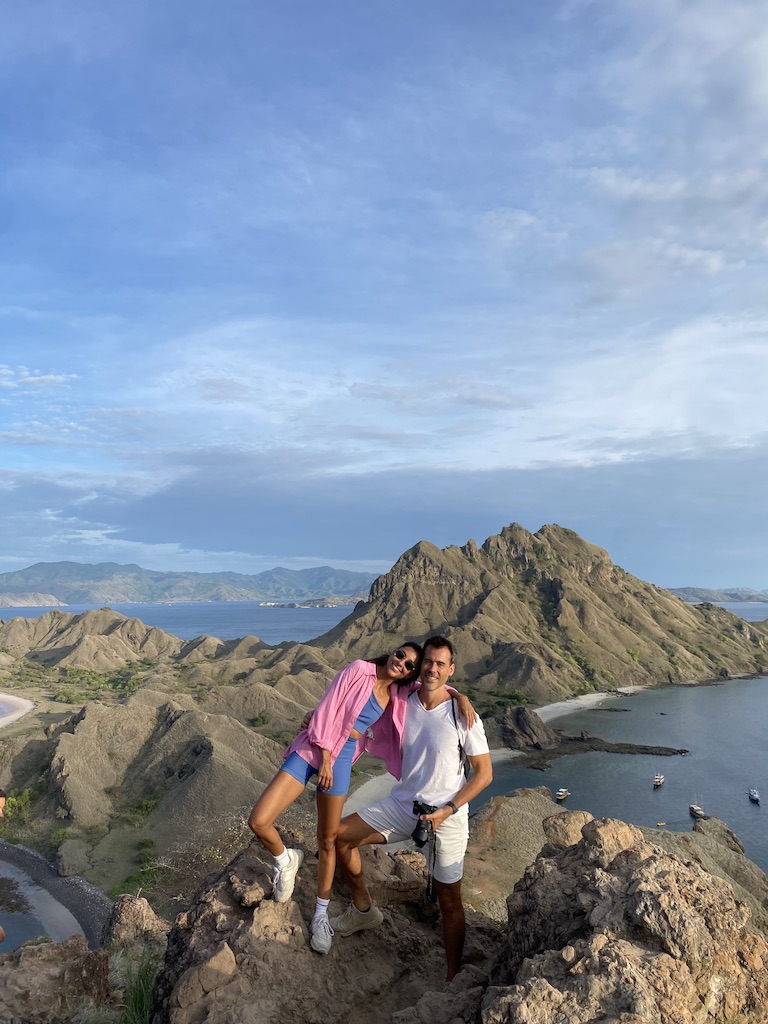 Padar Island hike view 