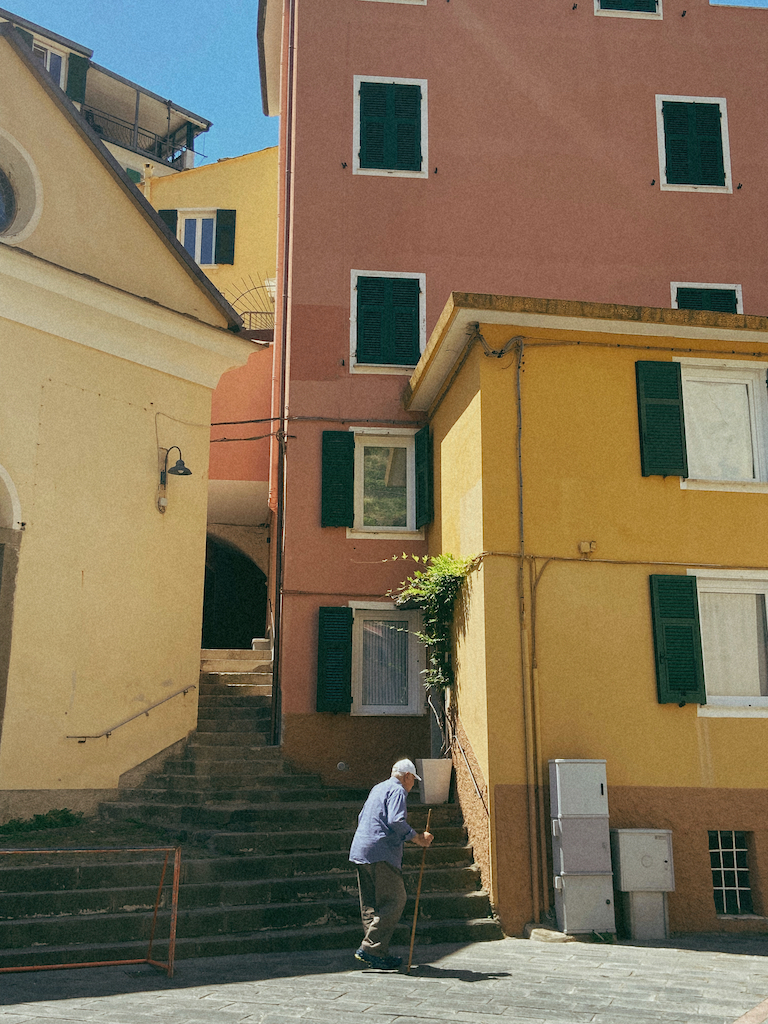 colorful Cinque Terre buildings 