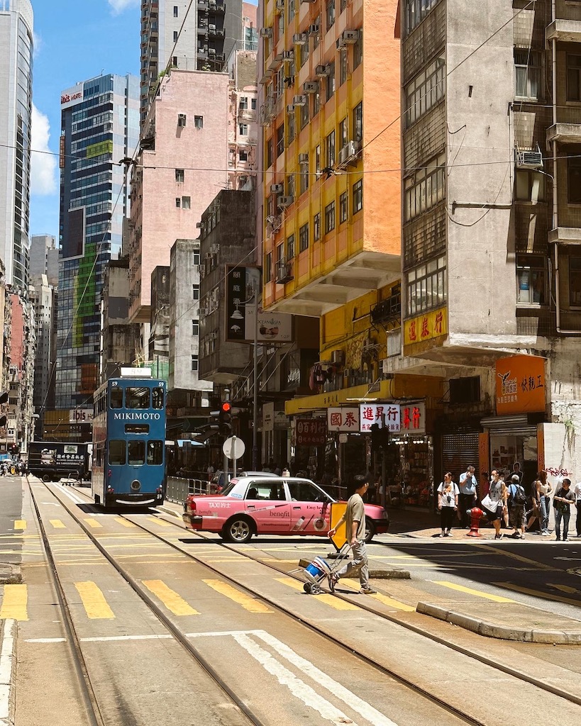 Hong Kong streets in August