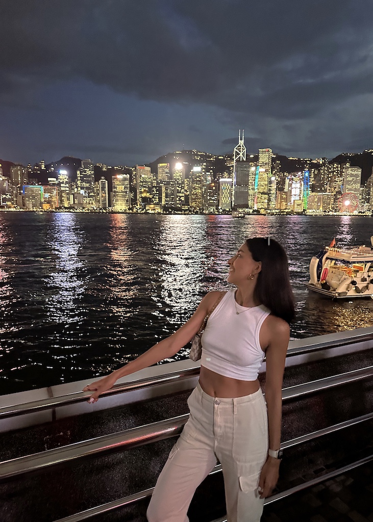 HK skyline from Victoria Harbour