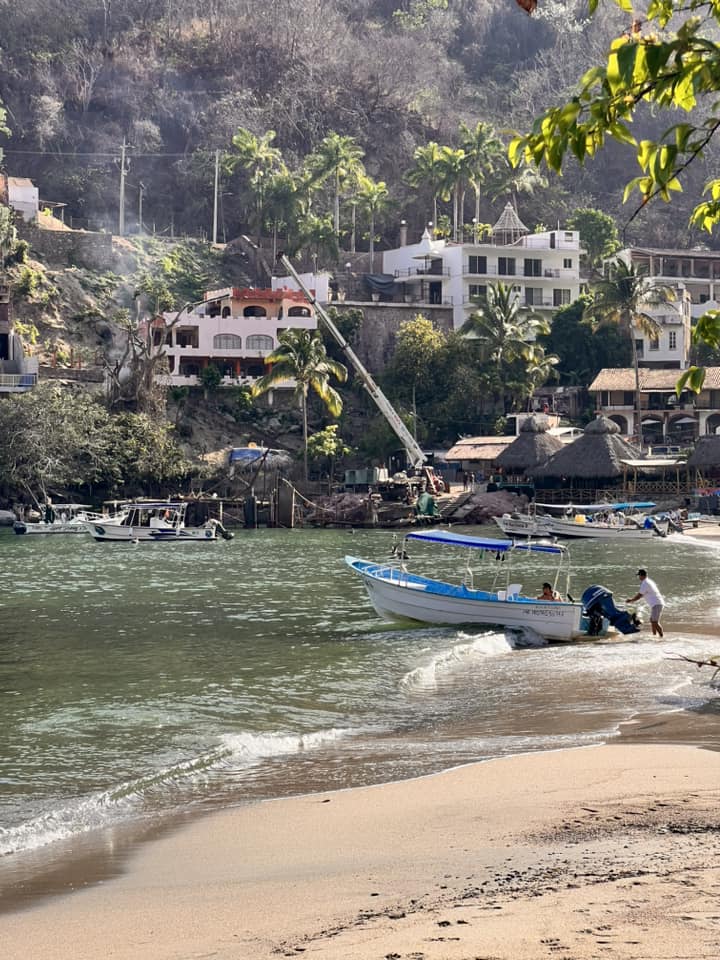 Fishing village near Puerto Vallarta