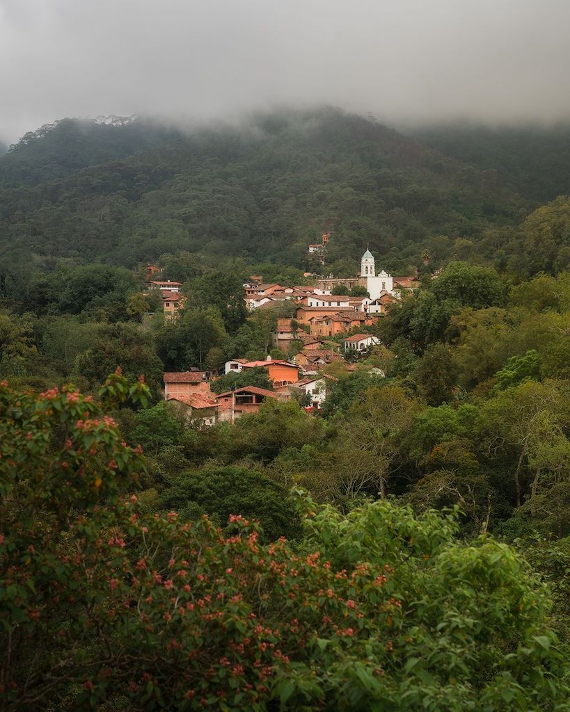 Mountain town in Mexico