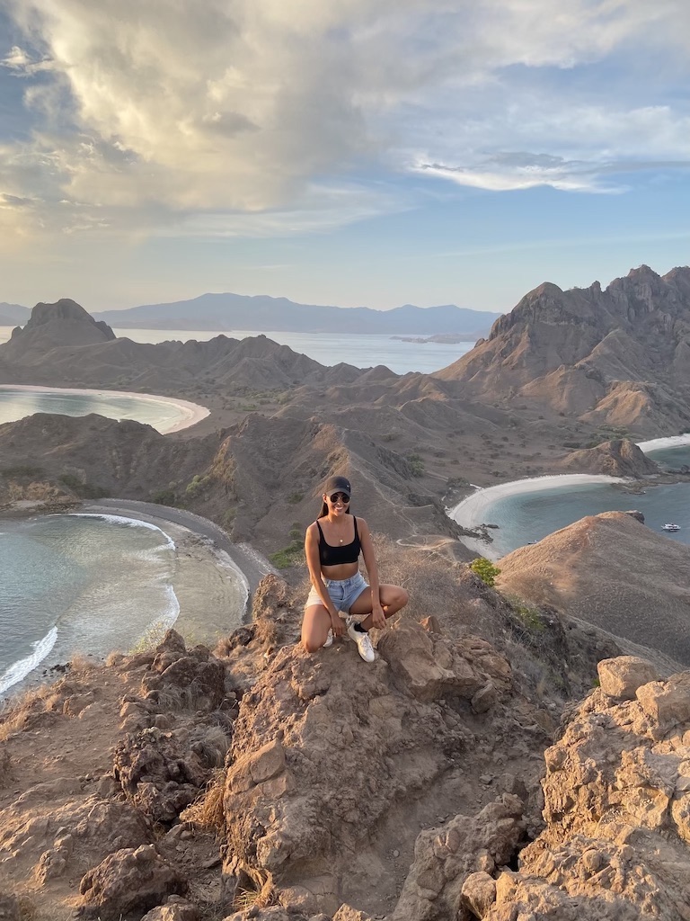 View from the top of Padar Island