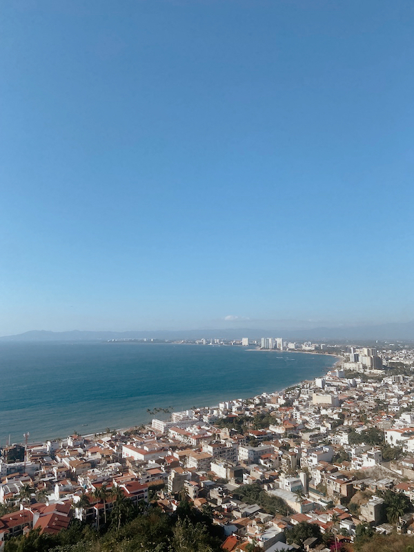 Panoramic view of the city from the top of Mirador de la Cruz
