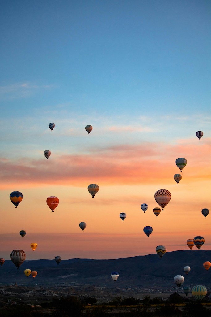 Cappadocia is one of the best places to do hot air balloon in the world