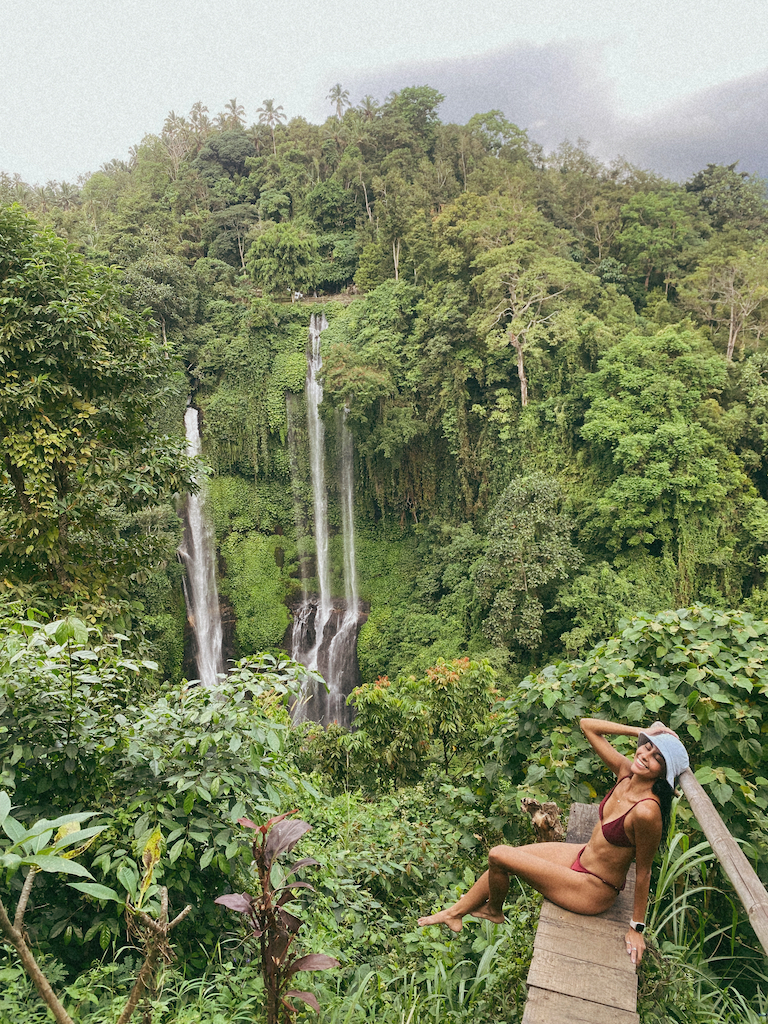 Ubud is located in the middle of the jungle