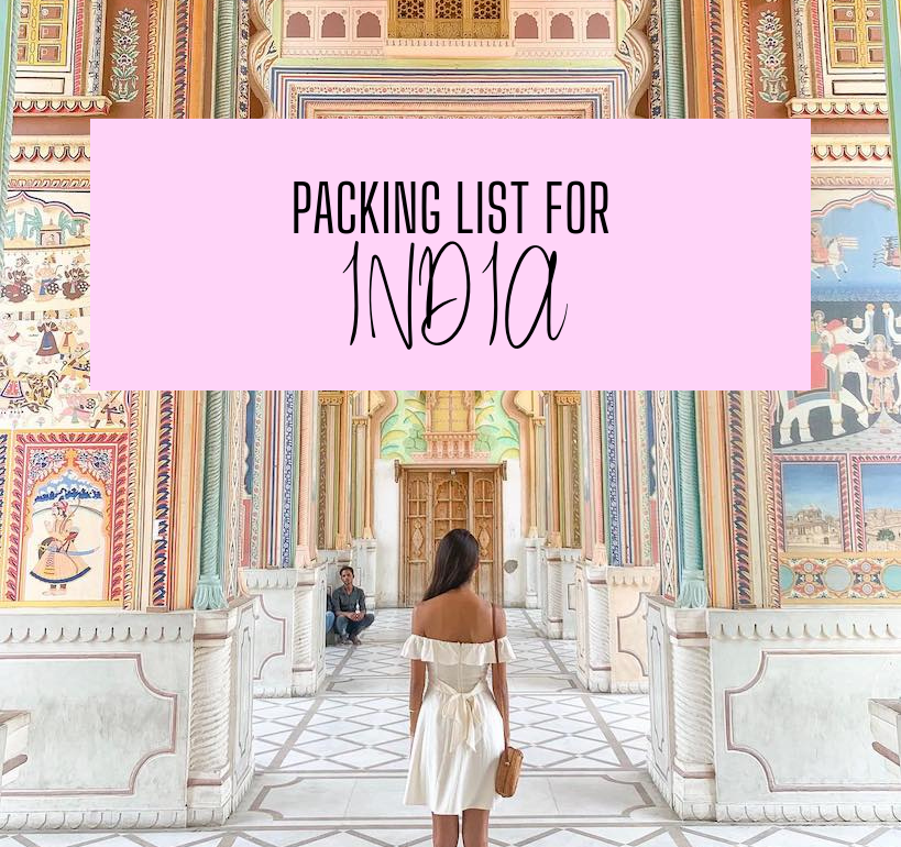 Packing list for India