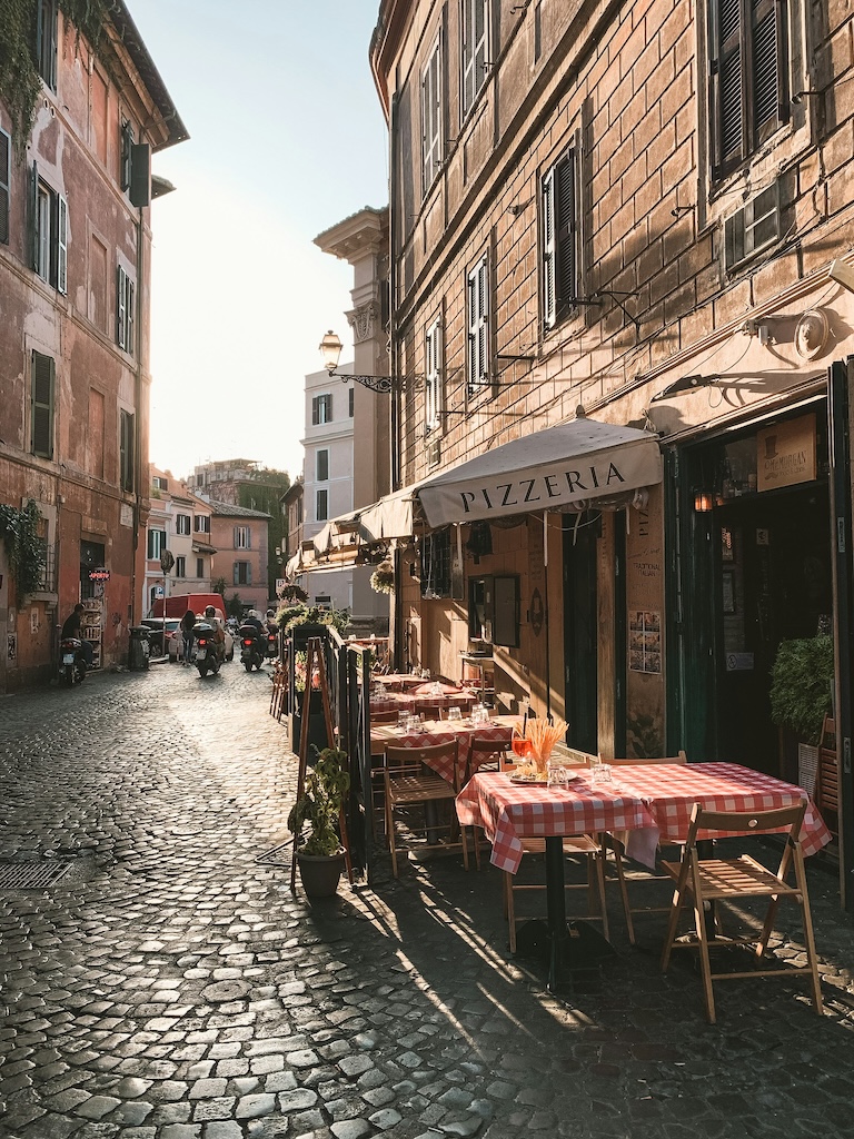 Charming streets of Rome