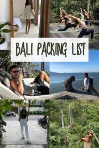 What to pack for Bali