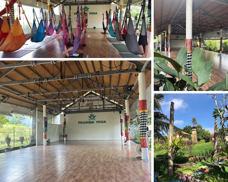 Practice space and yoga classes at Pranava Yoga shala
