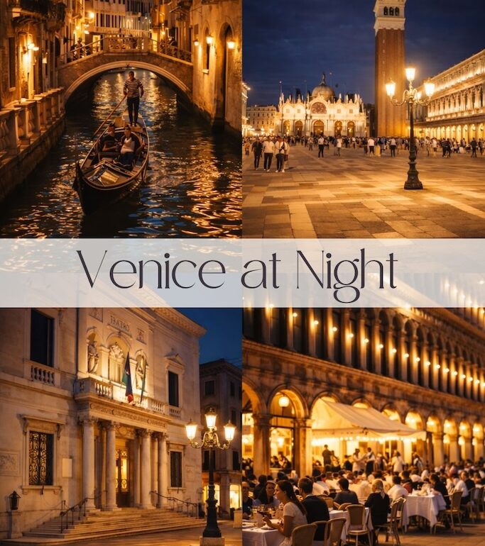 Venice at night