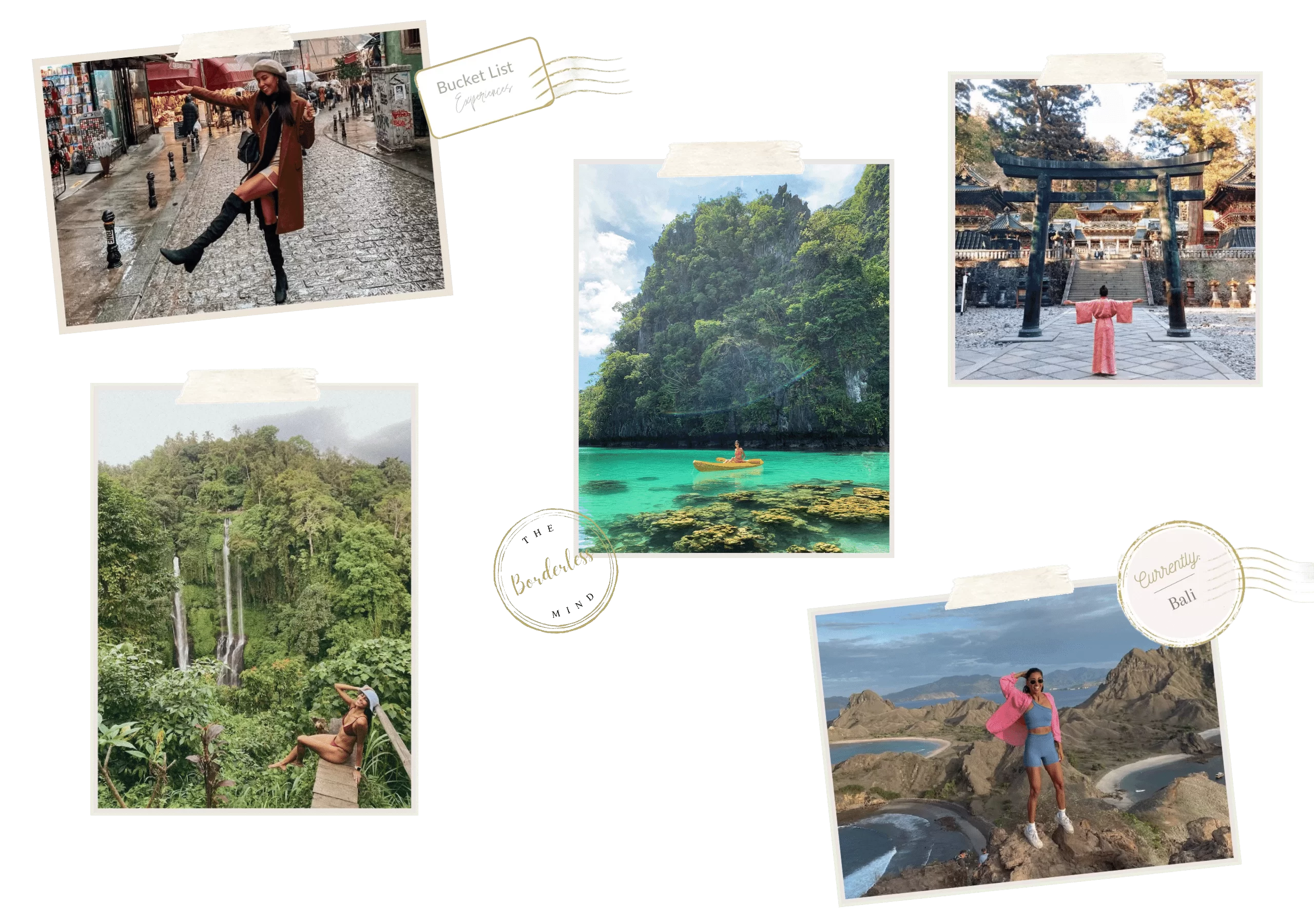 destination page header