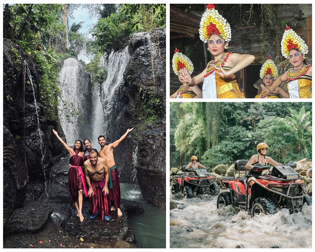 Ubud waterfall temple, ATV adventure and Balinese cultural experience