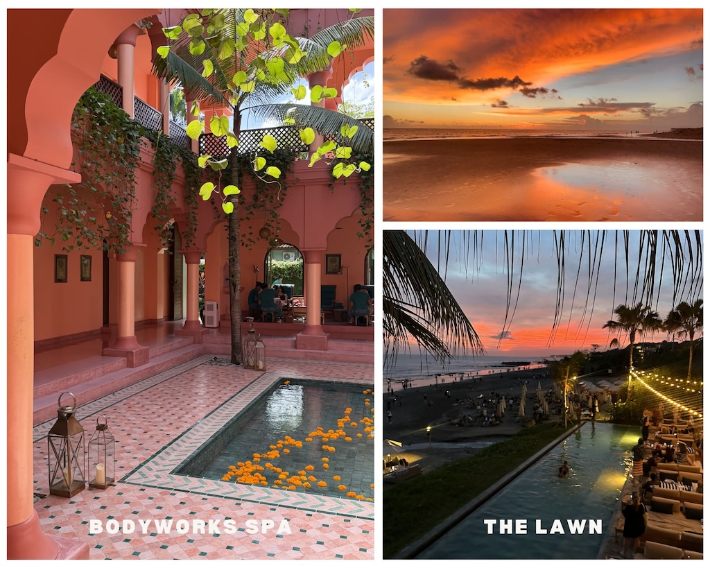 Relaxing arrival day in Bali with spa treatment and beach club