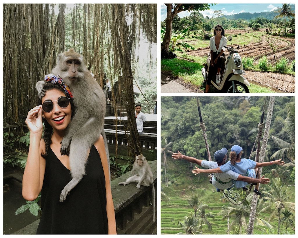 Ubud highlights for a Bali 5 day itinerary including Monkey Forest and rice terraces