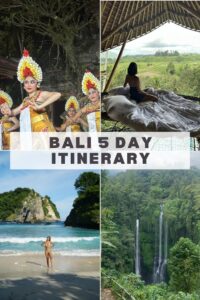 Bali 5 Day Itinerary